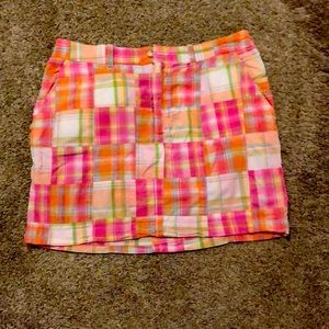 Cape Madras pink skirt